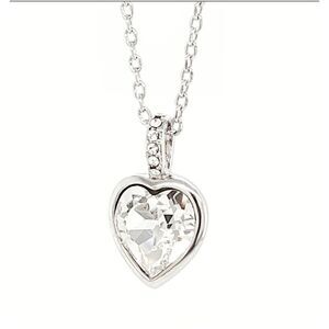 Swarovski Crystal Heart Pendant Necklace